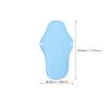 ASAKKURA 6pcs Washable Reusable Sanitary Pads for Women, Leakproof Pul Cloth and Polar Fleece Material with Waterproof Protection, for Maternity and Menstrual Use view 2