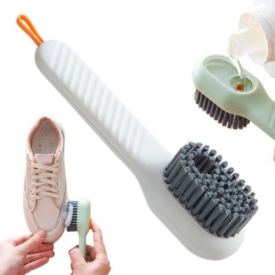 Multi Functional Shoe brush Specialized For Professional Shoe Washing With Soft Bristles That Do Not Harm Shoes This Is A Household Laundry Brush Tool (white)