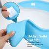 COOPHYA Seat Breathable Eva with Thickened Waterproof Toilet Cushion Pad and Wear-Resistant Self-Adhesive Design U-Shape Cover for Bathroom and Household view 4