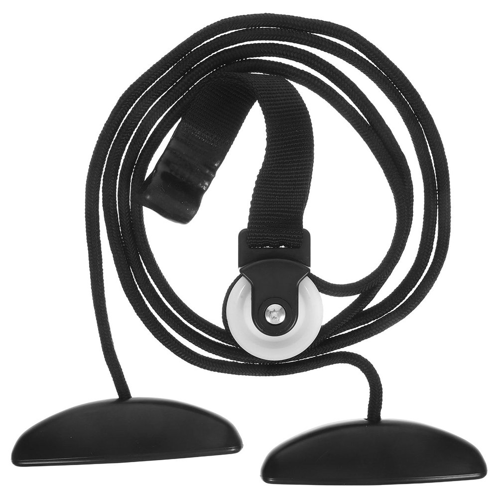 Alipis Shoulder Trainer Pulley System for Upper Limb Rehabilitation with PVC and Pp Material Black Over Door Versatile Use for Home and Gym Comprehensive Upper Body Workout Equipment