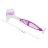 FreshCart Basics 3pcs Dual Head Tooth Cleaning Brush for False Teeth with Soft Nylon Bristles, Pp Material, Suitable for Seniors and Elderly, for Travel and Outings view 2
