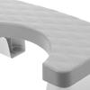 IDEANATEGRATE Plastic Step Stool for Adults and Teens with Stable Legs and Anti-Slip Surface, Bathroom Toilet Assistance Step to Posture and Safety view 3