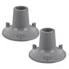KICHOUSE 2pcs Rubber Suction Pads for Shower Chair and Commode Chair Legs Replacement Feet Caps with Strong Suction Power and Easy Identification for Homes and Hospitals view 1