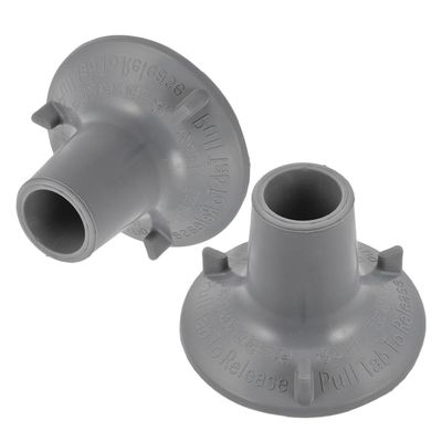 GRADENEVE 2pcs Rubber Replacement Suction Cups Feet Pads for Shower Chair and Commode Chair, Non-slip Sturdy Rubber Material with Large Suction Cups, for Hospitals and Nursing Homes