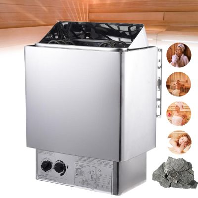 Electric Sauna Stove - Stainless Steel Heater with Timer and Temperature Control for Home, Hotel, and Spa Steam Room