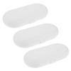 IWOWHERO 3pcs Portable Water Flosser Box Plastic Case Compact Storage Organizer for Outdoor Travel Use Protective Case for Oral Irrigator view 1