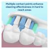 4 Pcs Professional Replacement Brush Heads with Toothbrushes Head Holder, Compatible for PhilipsCompatible for SonicareElectric ToothbrushBrush Heads(Black-1 Set) view 2