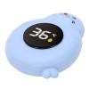 Haofy Baby Bath Thermometer Cartoon Seal Design IP67 LED Digital Floating Thermometer 0-99C 1C Accuracy Auto On Off with Visual Alarm for Infant Toddler Bathtub Swimming Pool Spa (Blue) view 1