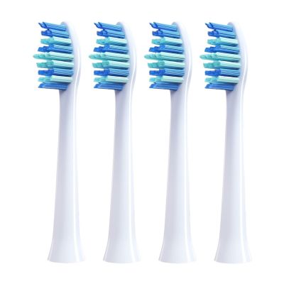 4Pcs Replacement Brush HeadsCompatible for Huawei HiLink Lebooo,Electric Toothbrush for Teeth Cleaner & Plaque Removal Toothbrush Heads,Brush Heads(White)