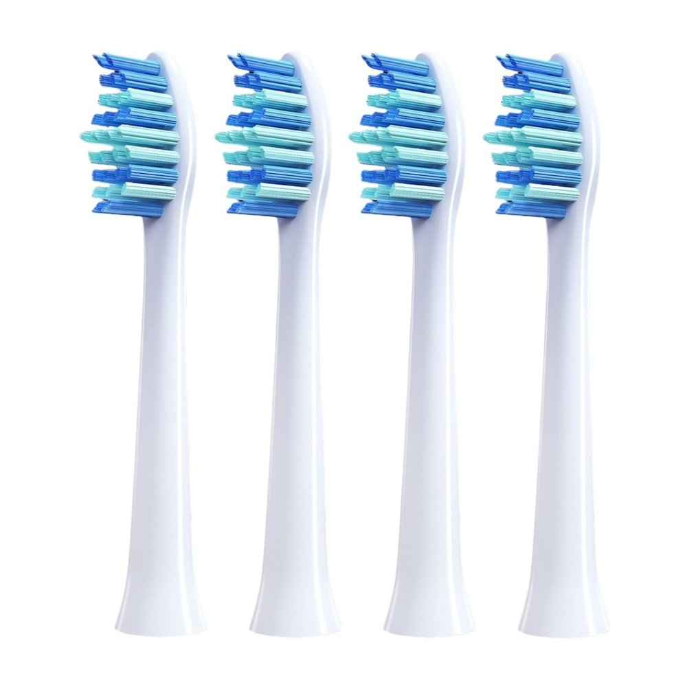 4Pcs Replacement Brush HeadsCompatible for Huawei HiLink Lebooo,Electric Toothbrush for Teeth Cleaner & Plaque Removal Toothbrush Heads,Brush Heads(White)