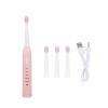 Alasum Boys and Electric Toothbrushes 6-12 Plastic Rechargeable Five-Speed Tooth Cleaning Brush Pink for Boys and