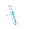 DONFAMDS Manual Toothbrushes Protects Teeth and Gums 3pcs for Ages 2-8 with Soft Bristles and Ergonomic Design, Cartoon Elephant Shape Suitable for Oral Care view 2