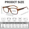 Kerecsen 3 Pack Mens Reading Glasses with Spring Hinge Rectangular Classic Computer Blue Light Glasses for Men (Black Tortoiseshell Gray, 1.75, Dioptres) view 3