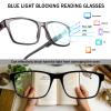 Kerecsen 3 Pack Mens Reading Glasses with Spring Hinge Rectangular Classic Computer Blue Light Glasses for Men (Black Tortoiseshell Gray, 1.75, Dioptres) view 4
