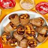 Chocolate Filled Bite Sized Crispy Mini Wafers Cone(150g)-Sweet Crunchy Snacks for Snacking, Sharing & Desserts-For Table Decoration & Stocking Fillers view 4