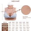Realistic Silicone Breastplate, High Elastic Artificial Breast Forms Enhancer for Crossdressers Transgender Drag Queen Cosplay view 3