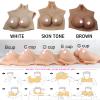 Realistic Silicone Breastplate, High Elastic Artificial Breast Forms Enhancer for Crossdressers Transgender Drag Queen Cosplay view 4