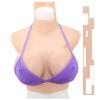 E/F/G/H Cup Silicone Breast Plate, Cotton Filled Realistic Breast Prosthesis for Mastectomy Bra Crossdressers Drag Queen Cosplay view 1