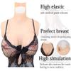 E/F/G/H Cup Silicone Breast Plate, Cotton Filled Realistic Breast Prosthesis for Mastectomy Bra Crossdressers Drag Queen Cosplay view 3