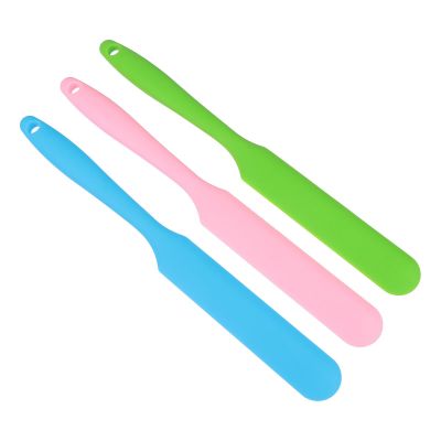 Abaodam 3Pcs Non-Stick Silicone Waxing Applicator Spatulas Hanging Hole for Adult Hair Removal and Body Waxing