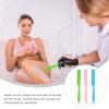 Abaodam 3Pcs Non-Stick Silicone Waxing Applicator Spatulas Hanging Hole for Adult Hair Removal and Body Waxing view 3
