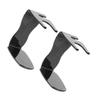 Adorainbow 2pcs Shaving Brush Display Stand and Razor Holder, Black Plastic Organiser Sleek Contemporary Design, Easy to Clean for Washstand and Bathroom Countertop view 1