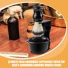 Adorainbow 2pcs Shaving Brush Display Stand and Razor Holder, Black Plastic Organiser Sleek Contemporary Design, Easy to Clean for Washstand and Bathroom Countertop view 4