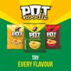 Pot Noodle Chicken & Mushroom Instant Noodles Block with sauce and seasoning sachets for quick, filling and delicious noodles 10x 112 g view 3