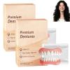 Advanced Customised Full Denture Set, Upper and Lower Denture Reline Kit, Snap On Dentures & Clip On Veneers, Comfortable Natural-Looking Teeth, for Men & Women (2pcs) view 1