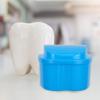 BETOOKY Denture Case 2Pcs Portable Non-Toxic Storage for Photo Taking and Travel White Light Blue view 4