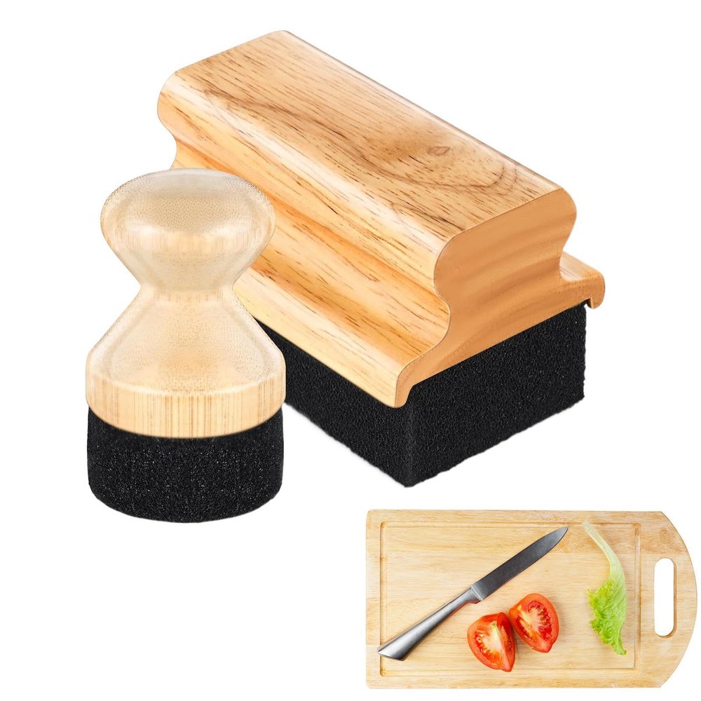 Butcher Block Oiling Brush - Cutting Boards Wax Applicator Tool, Wood Care For Kitchen Utensils | Restoring Wooden Spoons Spatula Boards Durable Brush Even Coating Kitchen Maintenance Tool