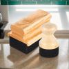 Butcher Block Oiling Brush - Cutting Boards Wax Applicator Tool, Wood Care For Kitchen Utensils | Restoring Wooden Spoons Spatula Boards Durable Brush Even Coating Kitchen Maintenance Tool view 2