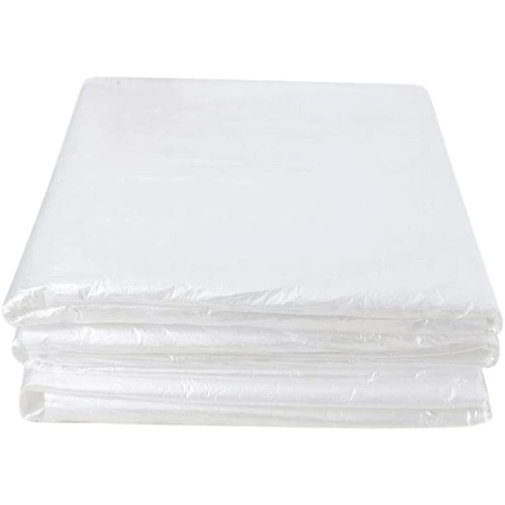 50 Pcs Sauna Bags,Plastic Sheeting for Body Wrap UsedInside A Far Infrared Sauna Blanket 86x47 Inch