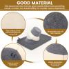 4PCS Sauna Hat & Mats Premium Felt Banya Set with Hook High Absorbent Steam Room Essential Parts Practical Steam Bath Sauna Accessories for Women And Men Travel-Friendly Design view 4