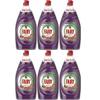 Fairy Platinum Quick Wash Dishwashing Liquid, Wild Berry Scent, Liquid Formula, 820ml, Pack of 6 view 1