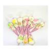 10 x Pre Filled Party Sweet Cones Assorted Candy Treat Bags Retro Sweets Marshmallows Rainbow Mix Kids Birthday Wedding Christening Favours Gifts Colourful Snack Selection (10, Pink Strawberry Mix) view 2