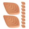Abaodam Terracotta Brown Sugar Softener Discs 10Pcs Moisture Absorber for Baking Containers Cake Candy Preservation Kitchen Food Storage Reusable view 1