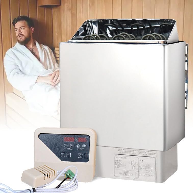 Electric Sauna Heating Stove with Digital Display Controller for Home and Spa Steam Rooms
