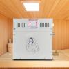 Blaihild 6KW Sauna Heater LED Display Auto Drain 1.2 BAR Relief 20% Larger Water Stainless Steel Overheat Protection 95 131F Temperature Control for Home Apartments RV Steam Rooms view 3