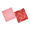 ifundom Japanese Style Washable Bento Cloth 2Pcs with Floral Rabbit Motif, Decorative Fabric for Lunch Box Wrapping and Dining Table view 1