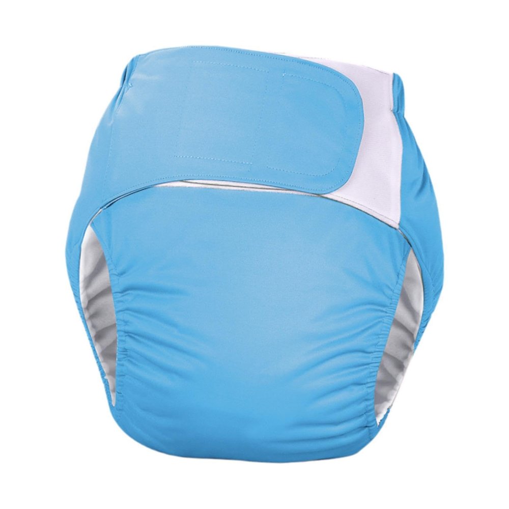 TWISAXC Protective Adult Cloth Diapers with Flexible Fit Comfortable for Daily Waterproof Skin Friendly Fabric Adult Diaper Old People Disabled Large Size