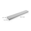 PLAFOPE Indoor Window Moisture Absorber Sponge Mat 50X7X3Cm Grey Thick Large, Water Absorbing Strip for Window Sill Condensation Prevention view 2