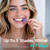 Purple Teeth Whitening Strips: Peroxide-Free At Home WhitenerPortable for Travelling, Before Parties, WorkCoffee Tea Red Wine Soda Drinkers 7 Packs (14 Strips) view 2