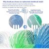 Akfldms for -Series Oral Irrigator 5Pcs Replacement Brush Heads-Assorted, Random Delivery view 2