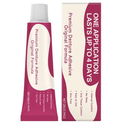 Teeth Glue - 28G Strong Adhesive | Long Lasting Secure Fit, Comfort Aid for Elderly, Hygiene Tool for Daily Routine, Personal Care Accessory for Home, Reliable Lifestyle Support for Health