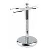 Akfldms Razors and Brush Stand Razors Holder is More Stable to Prolong the Life of Your Razors Compatible with Long Handle Safety Razors Silver view 1
