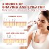 2-in-1 Facial Epilator for Women, Face Epilator Women, USB Rechargeable Portable Facial Hair Remover for Face Lip Chin Leg Arms view 3