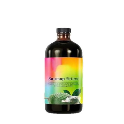 Soursop Bitters Liquid - Supports Digestive Wellness & Immune Function -Gut Support, Energy & Immune Boost - Vegan, Non-GMO