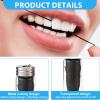 2PCS Natural Mint Bamboo Charcoal Dental Floss,Dental Floss Tape,Bamboo Flo-Ss,With Glass Holder,Easy Glide Feeling Fresh Flavour,For Teeth Cleaning,For Sensitive Teeth,Remove Stains,Mint Flavour(30m) view 3