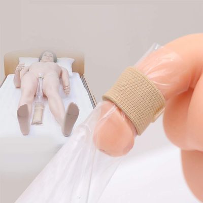 100pcs Disposable Drainage Bags, Male Incontinence Aid, Portable Liquid Collector Bag for Bedridden Elderly and Disabled Men(5Belt+200bag)